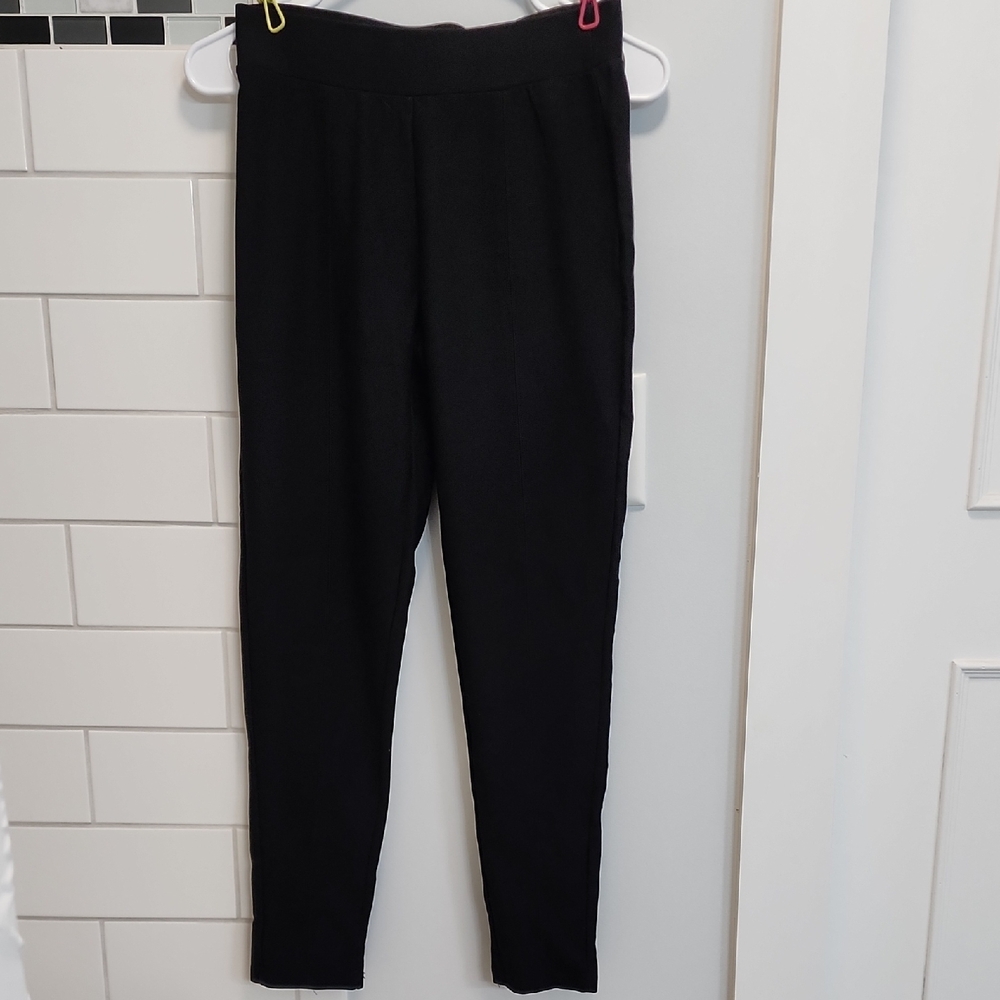 Women’s Black Knit Pull-On Pants